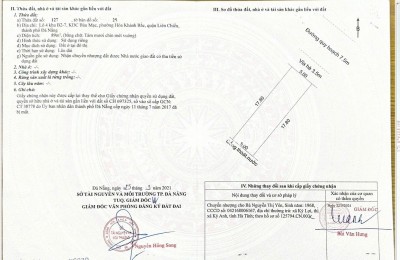 Đất mặt tiền đường 7m5 Bàu Mạc 22 - trục thông Nguyễn An Ninh